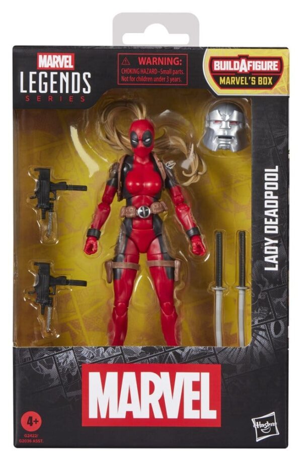 Marvel Legends Akció Figura Lady Deadpool (BAF: Marvel's Box) 15 cm