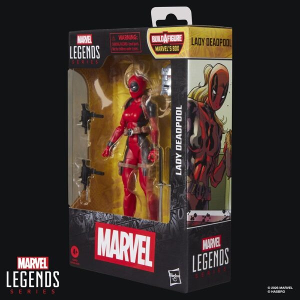 Marvel Legends Akció Figura Lady Deadpool (BAF: Marvel's Box) 15 cm