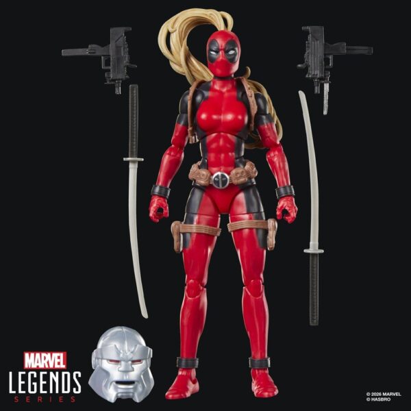 Marvel Legends Akció Figura Lady Deadpool (BAF: Marvel's Box) 15 cm