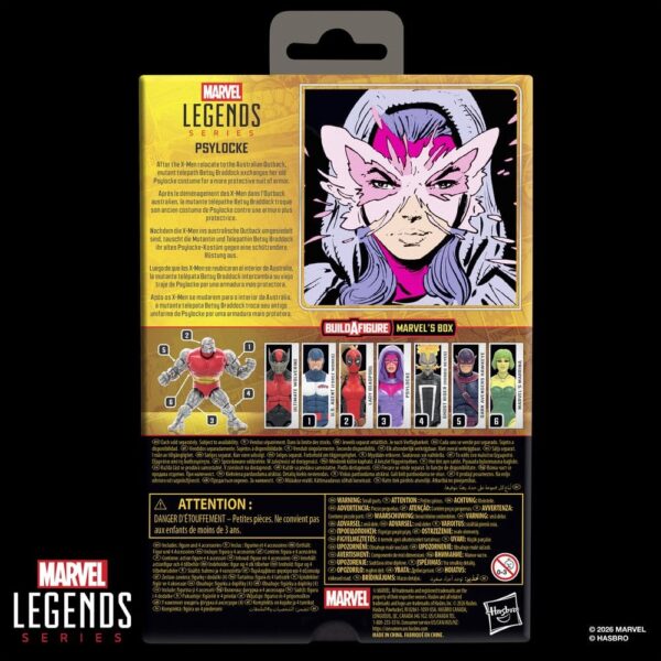 Marvel Legends Akció Figura Psylocke (BAF: Marvel's Box) 15 cm