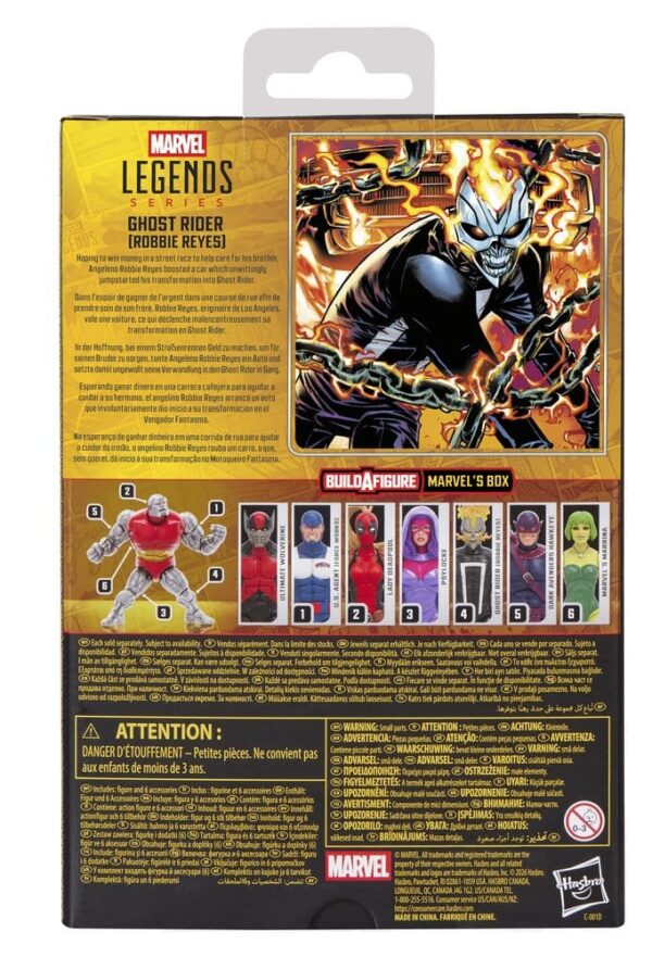 Marvel Legends Akció Figura Ghost Rider (Robbie Reyes) (BAF: Marvel's Box) 15 cm