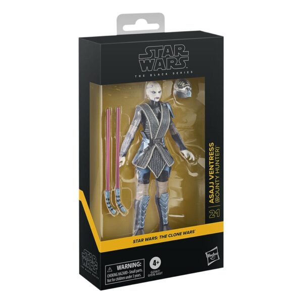 Star Wars: The Clone Wars Black Series Akció Figura Asajj Ventress (Bounty Hunter) 15 cm