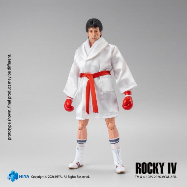 Rocky IV Exquisite Super Series Akció Figura 1/12 Rocky Boxer Version 16 cm