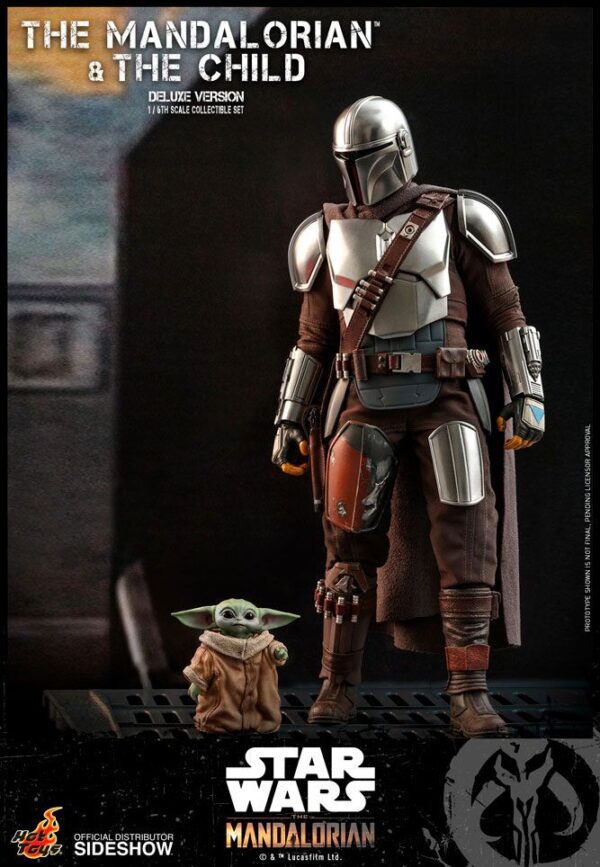 Star Wars The Mandalorian Akció Figura 2-Pack 1/6 The Mandalorian & The Child Deluxe 30 cm