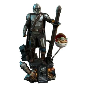 Star Wars The Mandalorian Akció Figura 2-Pack 1/4 The Mandalorian & The Child Deluxe 46 cm