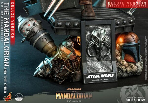 Star Wars The Mandalorian Akció Figura 2-Pack 1/4 The Mandalorian & The Child Deluxe 46 cm