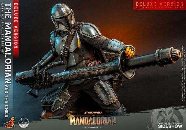 Star Wars The Mandalorian Akció Figura 2-Pack 1/4 The Mandalorian & The Child Deluxe 46 cm
