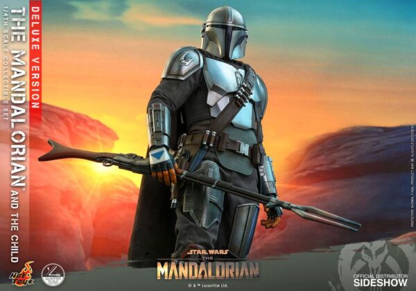 Star Wars The Mandalorian Akció Figura 2-Pack 1/4 The Mandalorian & The Child Deluxe 46 cm
