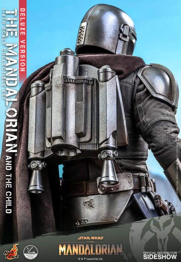 Star Wars The Mandalorian Akció Figura 2-Pack 1/4 The Mandalorian & The Child Deluxe 46 cm