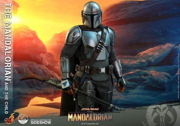 Star Wars The Mandalorian Akció Figura 2-Pack 1/4 The Mandalorian & The Child 46 cm