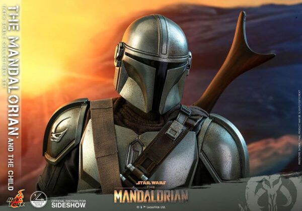 Star Wars The Mandalorian Akció Figura 2-Pack 1/4 The Mandalorian & The Child 46 cm