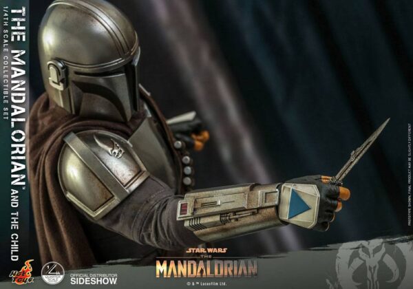 Star Wars The Mandalorian Akció Figura 2-Pack 1/4 The Mandalorian & The Child 46 cm