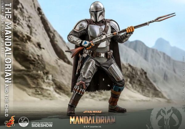 Star Wars The Mandalorian Akció Figura 2-Pack 1/4 The Mandalorian & The Child 46 cm