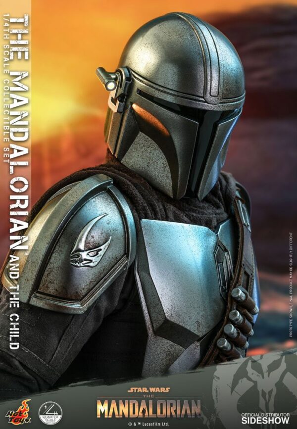 Star Wars The Mandalorian Akció Figura 2-Pack 1/4 The Mandalorian & The Child 46 cm