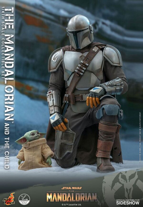 Star Wars The Mandalorian Akció Figura 2-Pack 1/4 The Mandalorian & The Child 46 cm