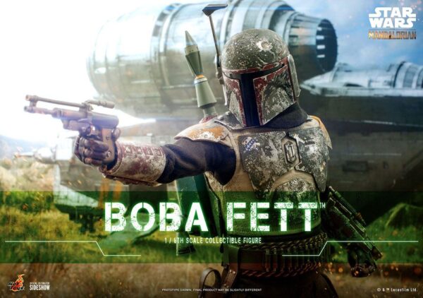 Star Wars The Mandalorian Akció Figura 1/6 Boba Fett 30 cm