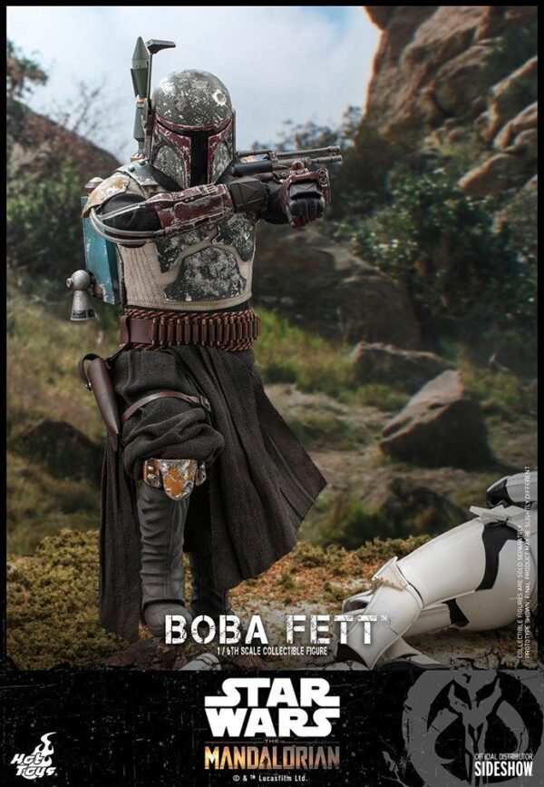 Star Wars The Mandalorian Akció Figura 1/6 Boba Fett 30 cm
