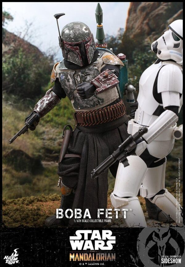 Star Wars The Mandalorian Akció Figura 1/6 Boba Fett 30 cm
