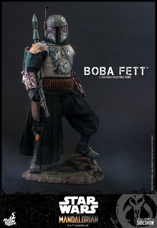 Star Wars The Mandalorian Akció Figura 1/6 Boba Fett 30 cm
