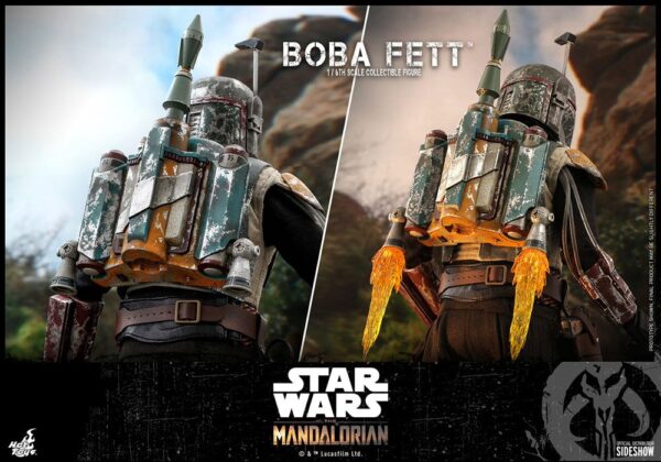Star Wars The Mandalorian Akció Figura 1/6 Boba Fett 30 cm