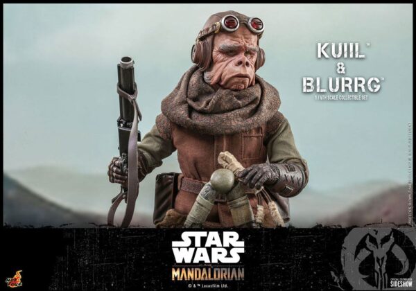 Star Wars The Mandalorian Akció Figura 2-Pack 1/6 Kuiil & Blurrg 37 cm
