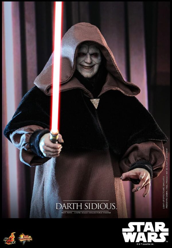 Star Wars Movie Masterpiece Akció Figura 1/6 Darth Sidious 29 cm