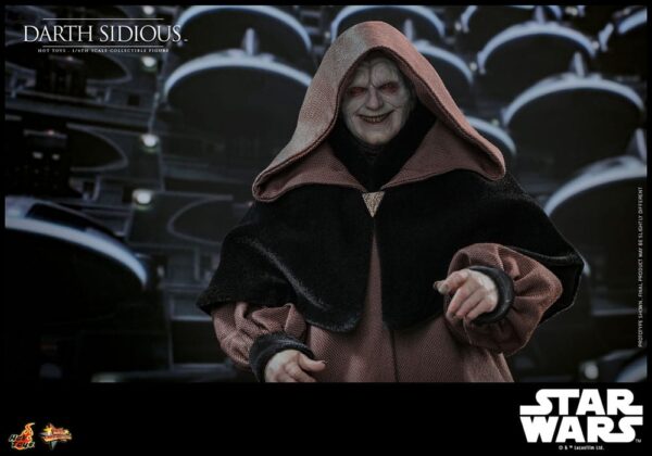 Star Wars Movie Masterpiece Akció Figura 1/6 Darth Sidious 29 cm