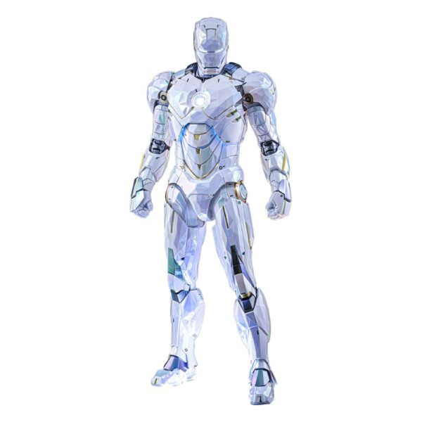 Iron Man 2 Movie Masterpiece Diecast Akció Figura 1/6 Iron Man Mark IV (Sub-Zero Fractal Armor) Hot Toys Exclusive 33 cm