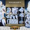 Iron Man 2 Movie Masterpiece Diecast Akció Figura 1/6 Iron Man Mark IV (Sub-Zero Fractal Armor) Hot Toys Exclusive 33 cm