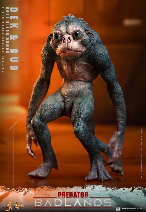 Predator: Badlands Movie Masterpiece Akció Figuras 2-Pack 1/6 Dek (Bone Bison Armor) and Bud 31 cm