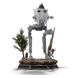 Star Wars Demi Art Scale Szobor 1/20 AT-ST and Chewbacca 53 cm
