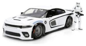Star Wars Diecast Model 1:24 Stormtrooper Dodge Charger SRT Hellcat