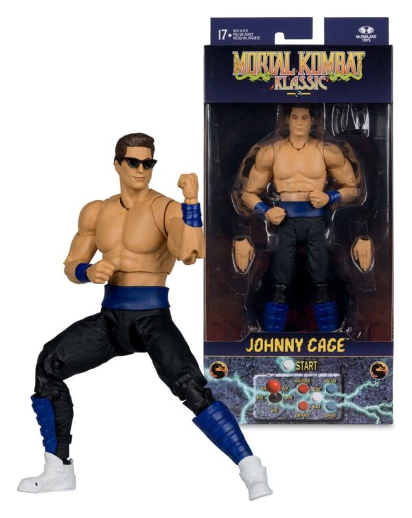 Mortal Kombat Klassics Akció Figura Johnny Cage 19 cm
