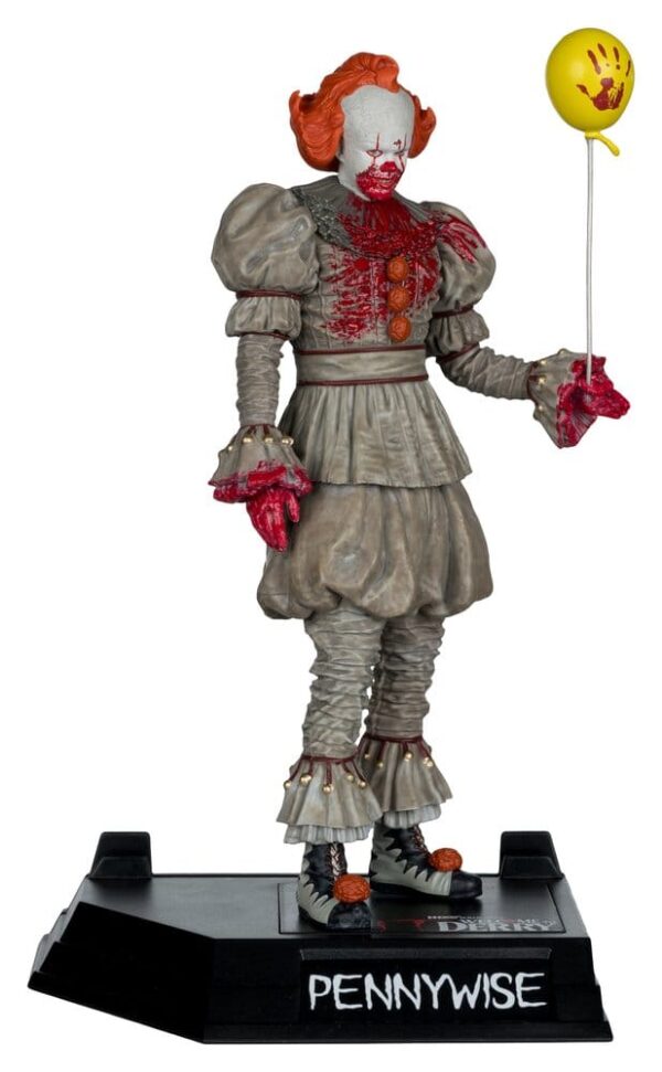 It Welcome to Derry Movie Maniacs Figura Pennywise (Bloody) 16 cm