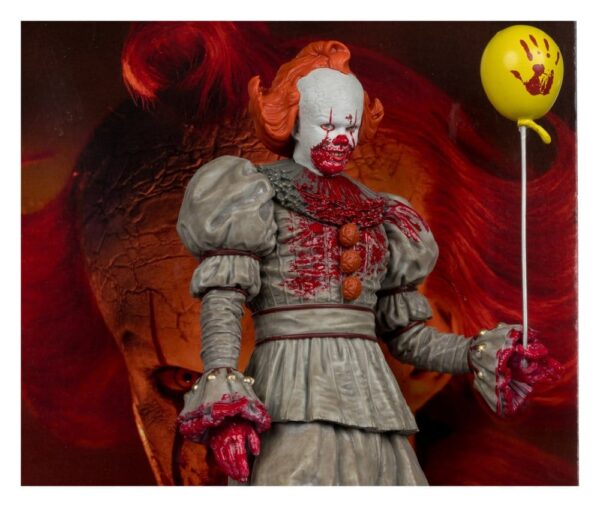 It Welcome to Derry Movie Maniacs Figura Pennywise (Bloody) 16 cm