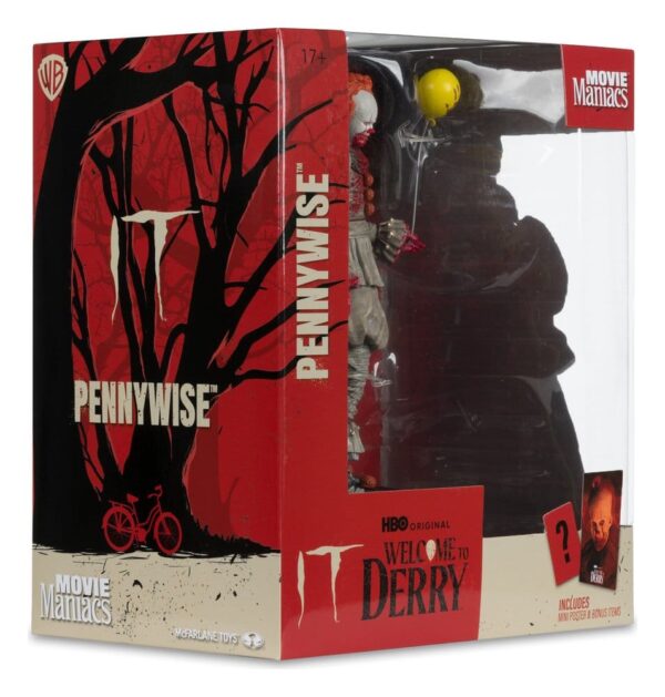 It Welcome to Derry Movie Maniacs Figura Pennywise (Bloody) 16 cm