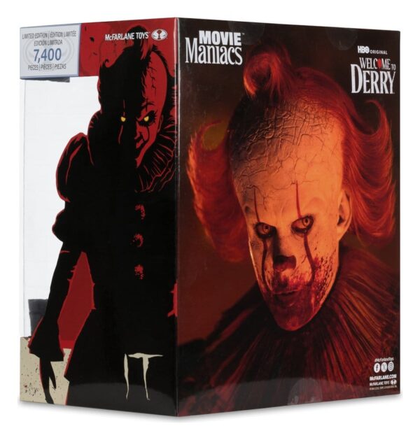 It Welcome to Derry Movie Maniacs Figura Pennywise (Bloody) 16 cm