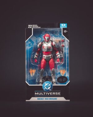 Justice League: Generation Lost DC Multiverse Akció Figura Rocket Red Brigade (Platinum Edition) 18 cm