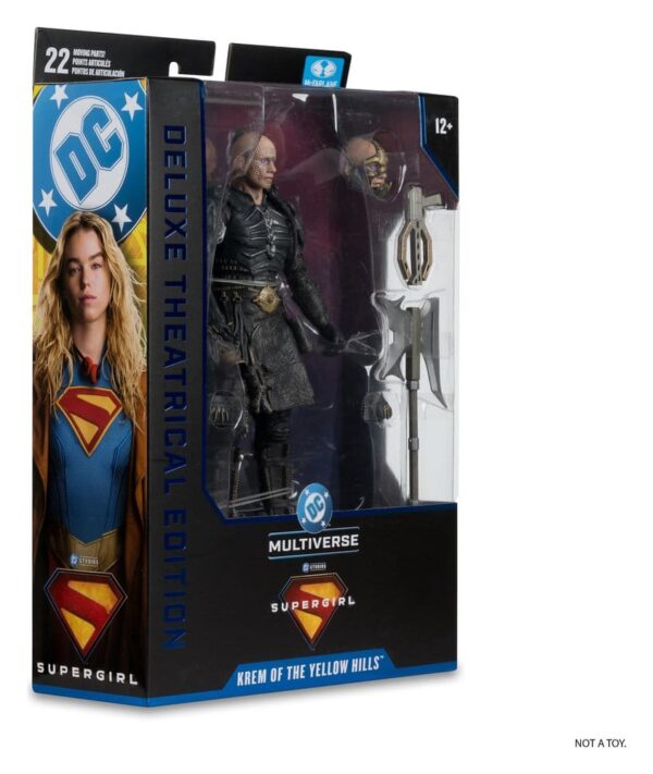 Supergirl (2026) DC Theatrical Deluxe Edition Akció Figura Krem of the Yellow Hills 18 cm