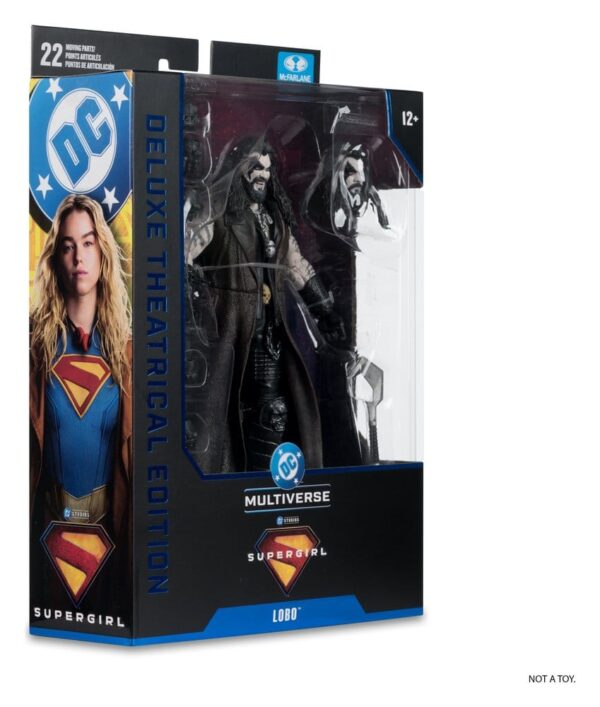 Supergirl (2026) DC Theatrical Deluxe Edition Akció Figura Lobo 19 cm