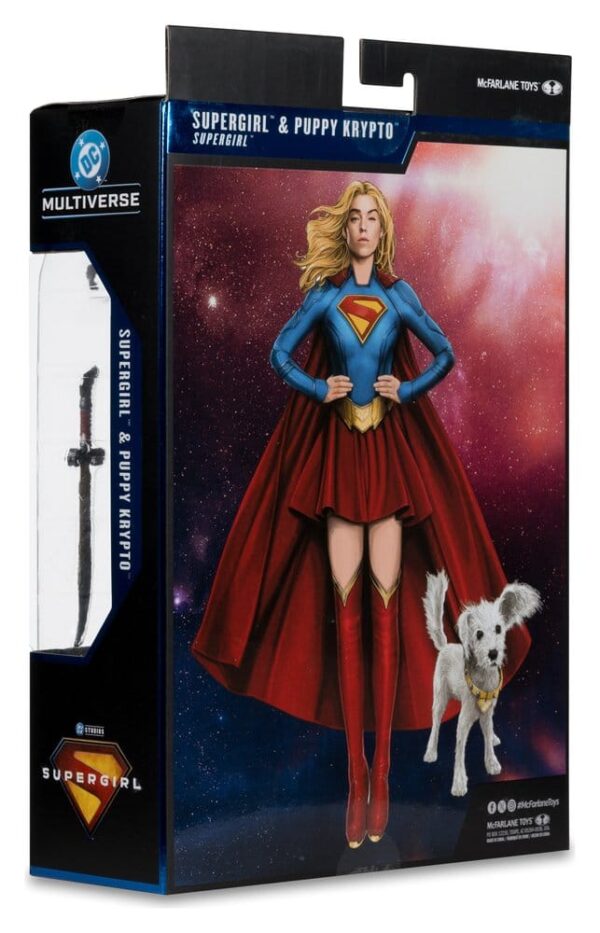 Supergirl (2026) DC Theatrical Deluxe Edition Akció Figura Supergirl & Baby Krypto 17 cm