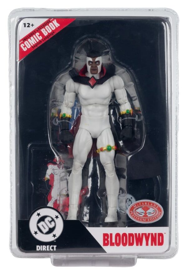 DC Direct Page Punchers Akció Figura Bloodwynd (Justice League #77) (Red Platinum Edition) 18 cm