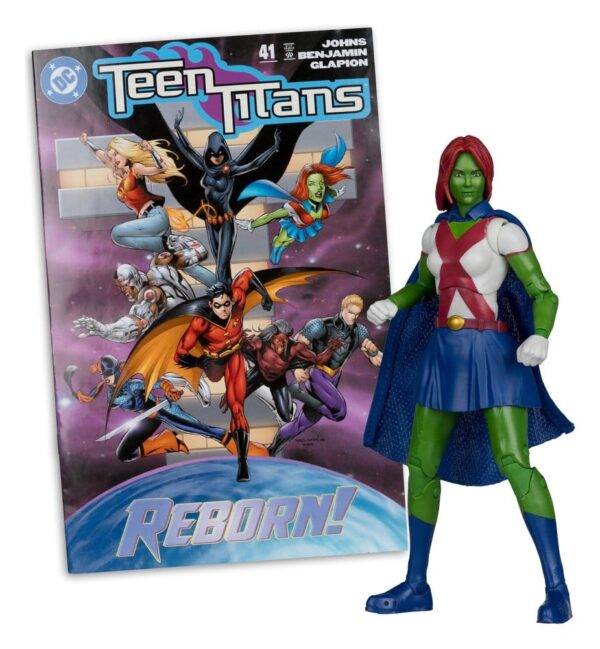DC Direct Page Punchers Akció Figura Miss Martian (Teen Titans #41) (Red Platinum Edition) 17 cm