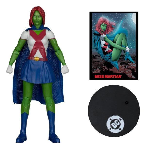 DC Direct Page Punchers Akció Figura Miss Martian (Teen Titans #41) (Red Platinum Edition) 17 cm