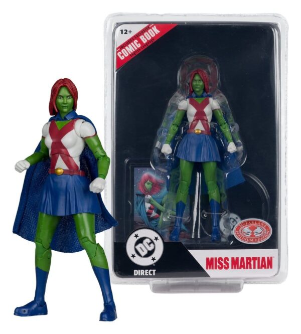 DC Direct Page Punchers Akció Figura Miss Martian (Teen Titans #41) (Red Platinum Edition) 17 cm