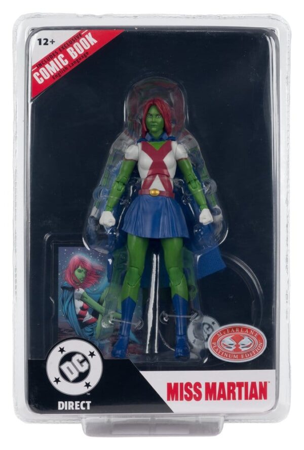 DC Direct Page Punchers Akció Figura Miss Martian (Teen Titans #41) (Red Platinum Edition) 17 cm