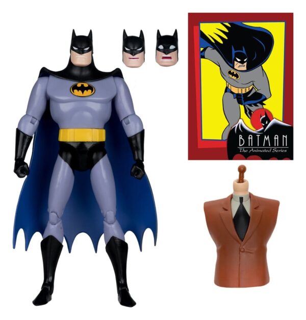 Batman: The Animated Series DC Direct Build-A Akció Figuras Batman (Alternate Expressions) 15 cm