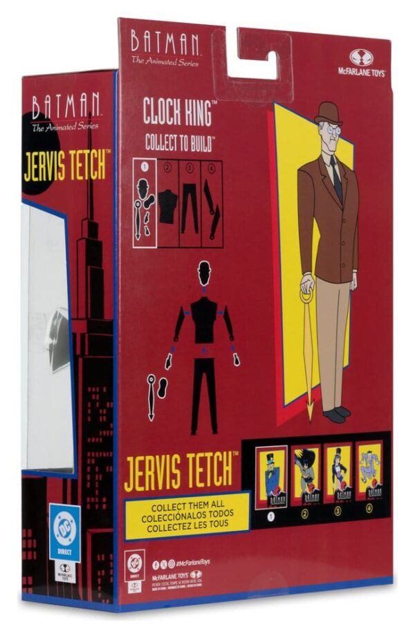Batman: The Animated Series DC Direct Build-A Akció Figuras Wave 7 Jervis Tetch (Mad Hatter) 15 cm