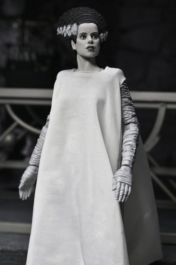 Universal Monsters 2-Pack Akció Figura Bride of Frankenstein 90th Anniversary The Monster & His Mate (B&W) 18 cm