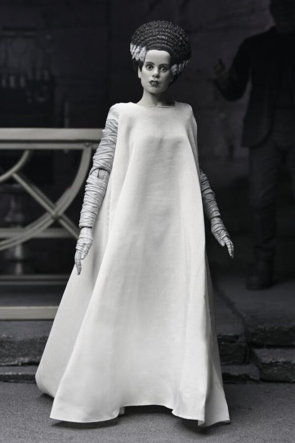 Universal Monsters 2-Pack Akció Figura Bride of Frankenstein 90th Anniversary The Monster & His Mate (B&W) 18 cm